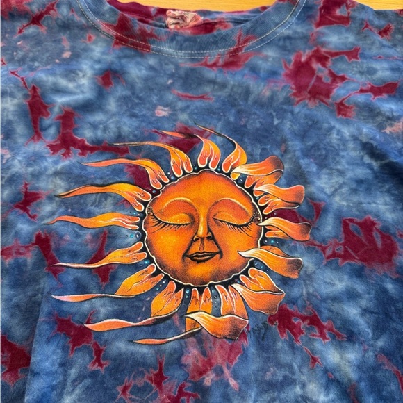 VINTAGE Sunburst Tie-Dye WOMENS XL - Picture 2 of 5